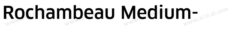 Rochambeau Medium字体转换